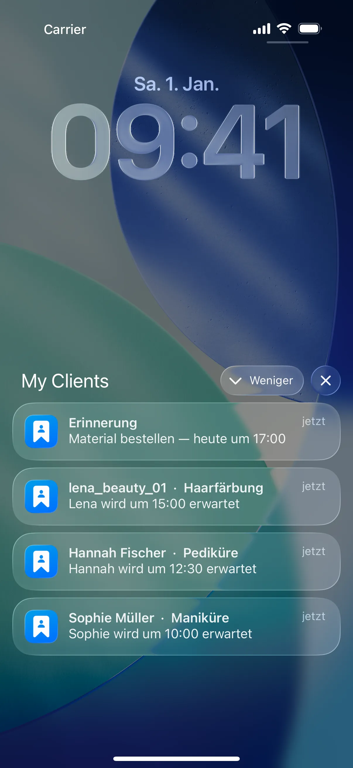 Kein Termin geht mehr unter